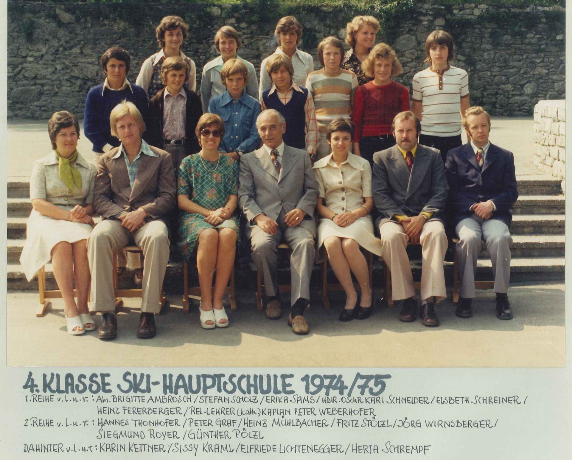 Abschlussklasse 1974-75